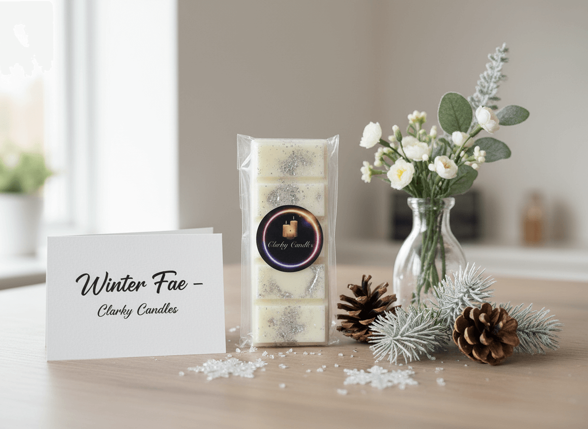Winter Fae Snap Bar – Scented Soy Wax Melt | Seasonal Magic | £2.20 | Clarky Candles